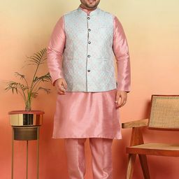 Sztori Woven Design Nehru Jacket-image-30