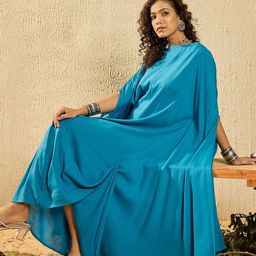 InWeave Cape Sleeve Maxi Dress-image-16