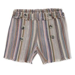 Cherry Crumble Girls Striped Shorts-image-27