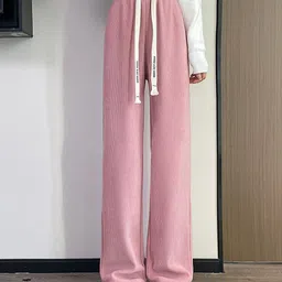 Outzidr Women Mid-Rise Regular Fit Original Parallel Trousers-image-96