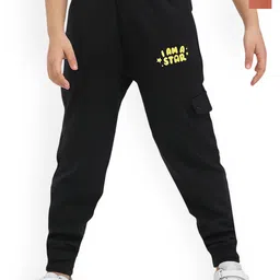 SuperBottoms Boys Pack Of 2 Printed Mid -Rise Joggers-image-45