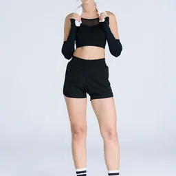 CAVA Women Loose Fit High-Rise Running Sports Shorts-image-27