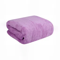 Fezora Purple Microfiber 500 GSM Bath Towel-11
