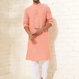 Fabindia Men Thread Work Kurta-42