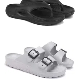 PENNEN Men Pack Of 2 Sliders & Thong Flip-Flops-picture-50