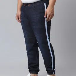 Instafab Plus Men Plus Size Relaxed Fit Light Fade Stretchable Jeans image 2
