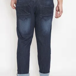 Instafab Plus Men Plus Size Relaxed Fit Light Fade Stretchable Jeans image 5