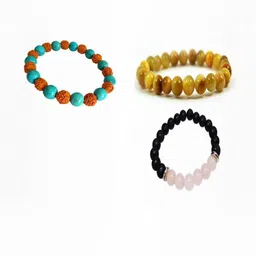 Divine souvenirs Set Of 3 Artificial Beaded Bracelet-30