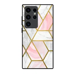 QRIOH Geometric Printed Samsung Galaxy S23 Ultra 5G Back Case Mobile Accessories-image-40