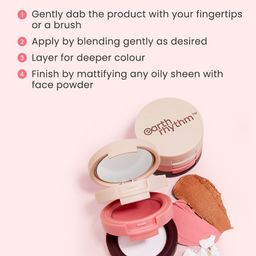 Earth Rhythm Dab Set Go 3-in-1 Face Palette - Bourbon- 7 gm image 3