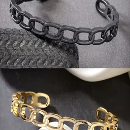 The Roadster Lifestyle Co Men Set Of 2 Rhodium-Plated Open Cuff Bracelets-image-82