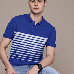 Moda Rapido Men Printed Polo Collar Pockets T-shirt-picture-34