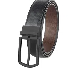 USL Men Textured Reversible Formal Belt-image-10