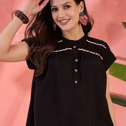 Sangria Women Shirt Style Tops-image-68