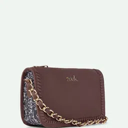 ZOUK Printed Structured Sling Bag image 5
