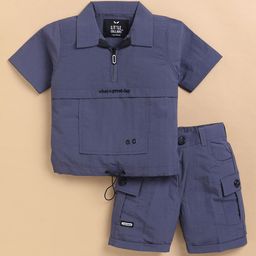LITTLE COLLARS Boys Polo Collar T-shirt With Shorts-image-47