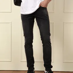 WROGN Men Comfort Tapered Fit Light Fade Jeans-image-76