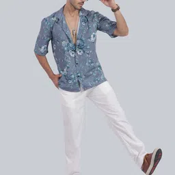 STITCH MONKEY Men Comfort Opaque Printed Casual Shirt-image-58