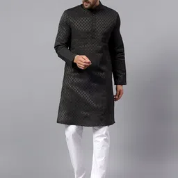 Latest Chikan Garments Men Regular Kurta with Pyjamas-picture-25