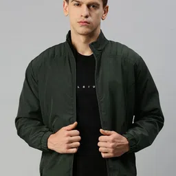 VOXATI Men Crop Bomber Jacket-22