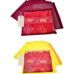 Ajabh Maroon Set of 6 Regular Multi-Utility Organisers-60