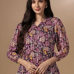 Moda Rapido Women Floral Printed Georgette Top-image-47