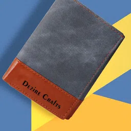 Dezire Crafts Men PU Three Fold Wallet-35