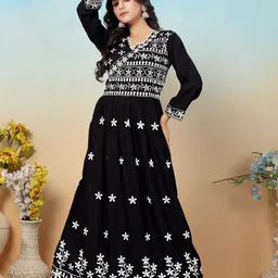 Panzora Chikankari Embroidery Top With Palazzo Co-Ords-picture-54