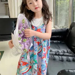 LULU & SKY Floral Print A-Line Dress-picture-7