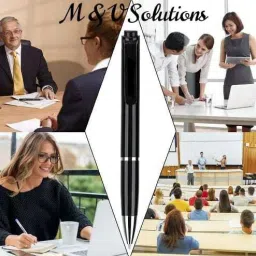 M & V Solutions Spy Pen Digital Voice Recorder with 8 GB Memory Store Long Recording Device, Mini Hidden Audio Recorder, HD Voice Activated Gadget for Home / Office / Meeting / Classes / Lectures / Speech / Interviews 8 GB Voice Recorder image 4