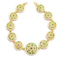 mohit jewellers Green Metal Hair Accessory-image-16