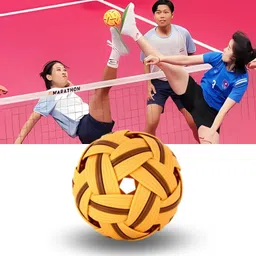 vayinato Sepak Takraw Ball, Kick Volleyball - Mens Competion Ball Volleyball - Size: 3-picture-26