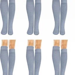 MUKHAKSH Unisex Grey Socks-image-45