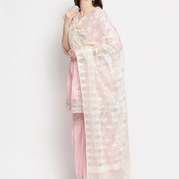 Dupatta Bazaar Woven Design Zari Dupatta image 3