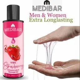 Care Lubricant For Men And Women-Premium Strawberry Flavour-Water Based Lubrican Lubricant-image-9