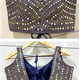 Sweetheart Neck Women Blouse-image-76