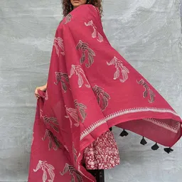 Chidiyaa Ethnic Motifs Printed Block Print Dupatta image 4