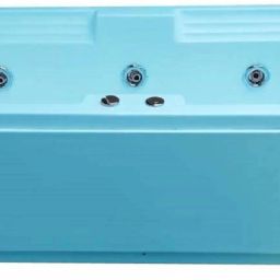 Sentosa 6 ft Acrylic Massage with Jacuzzi Massage and Back Massager System - Cyan Blue Free-standing Bathtub-image-73