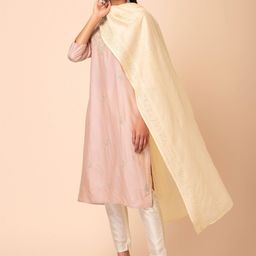 Rang by Indya Embroidered Dupatta with Sequinned image 2