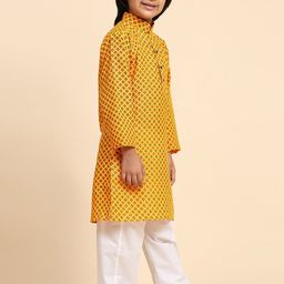 Pro-Ethic STYLE DEVELOPER Boys Ethnic Motifs Printed Kurta With Pyjamas image 2