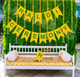 Haldi Ceremony Banner/haldi ceremony rasam For Girls & Boys Wedding Celebration Banner-image-51