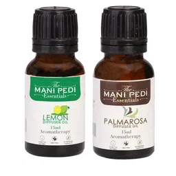 The Mani Pedi Essentials Set of 2 Brown lemon & Palmarosa Aroma Oil Diffusers 15 ml-14