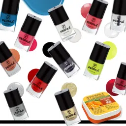 Trendy Quick-drying, Long-Lasting Gel Based Nail Polish Set of 12 Pcs 5ml each x 12 Pcs, MultiColor Combo (FREE NAIL WIPES)-18