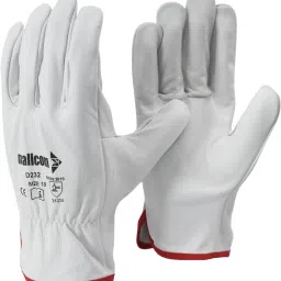 D232 Natural grain Welder Safety Gloves (Pack of 1) LeatherSafety Gloves-image-9