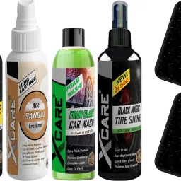 ALL SHINE COAT 100ML, FOAM BLAST CAR WASH 100ML, AIR FRESHNER 100 ML, TYRE SHINE 100ML Combo-picture-26