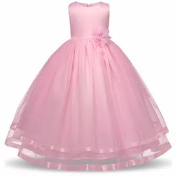Wish little Net A-Line Maxi Dress-17
