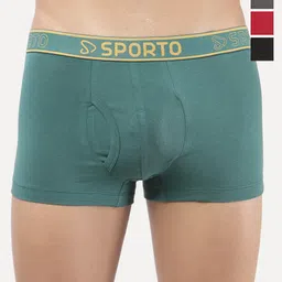 Sporto by Macho Pack Of 4 Combed Cotton Trunk-picture-34