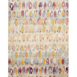DDecor Cream-Coloured Abstract Anti-Skid Polypropylene Carpet image 5