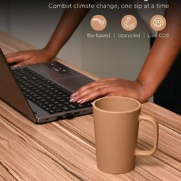 eha Beige Textured Matte Mugs Set of Cups and Mugs image 2