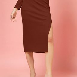 Oomph! High-Rise Pencil MidiSkirt-image-8
